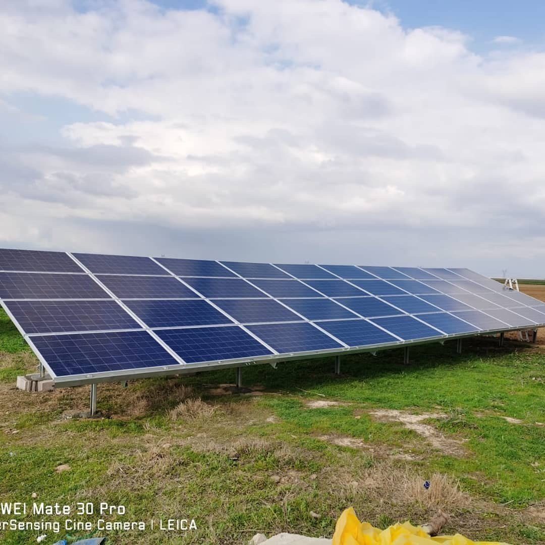 Uşak Uşak'de kurulan 15 HP güneş enerjili sulama sistemi
