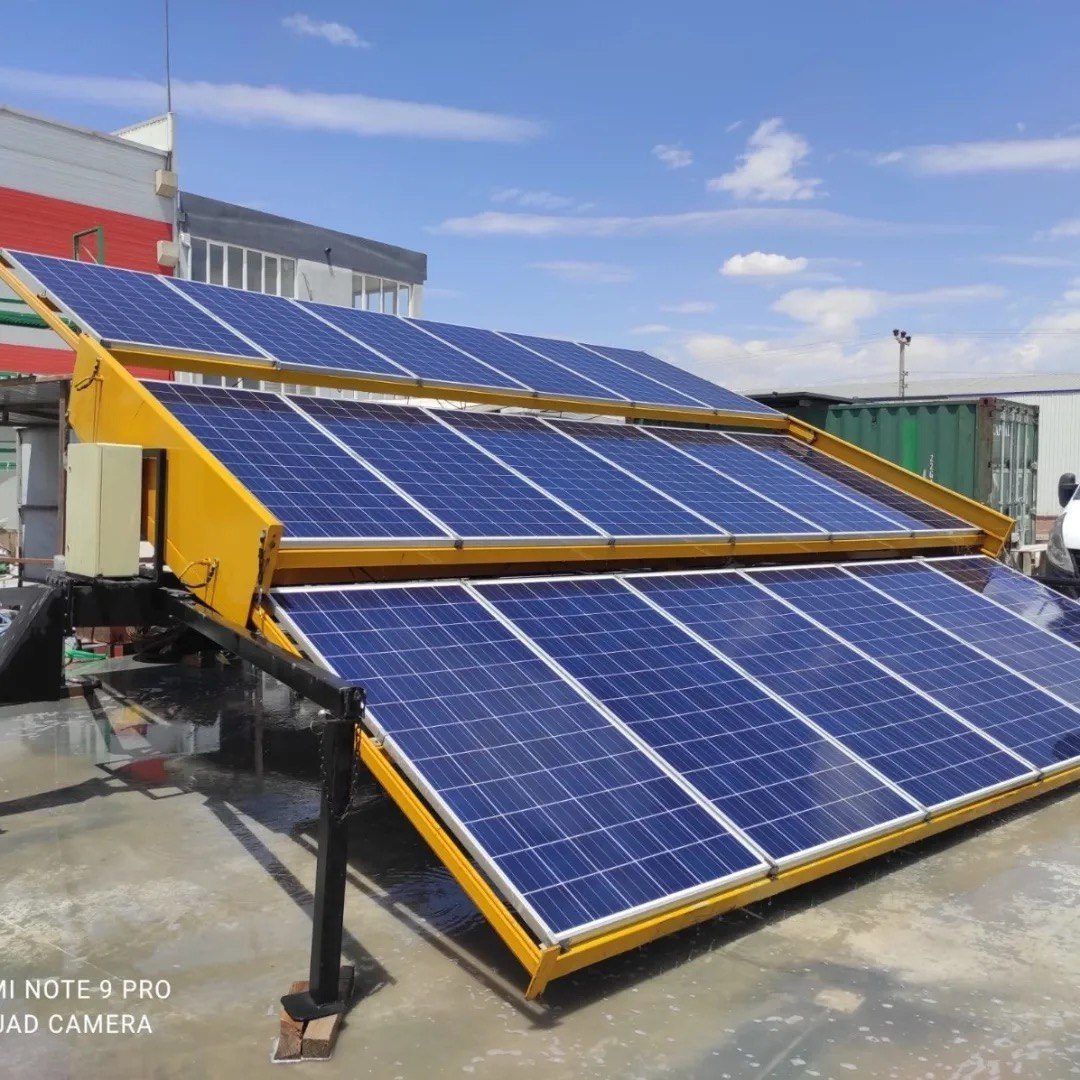 İzmir Aliağa'de kurulan 7.5 HP güneş enerjili sulama sistemi